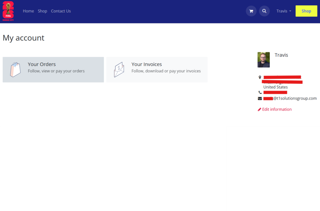 Kansas City FIFA 2026 My Account