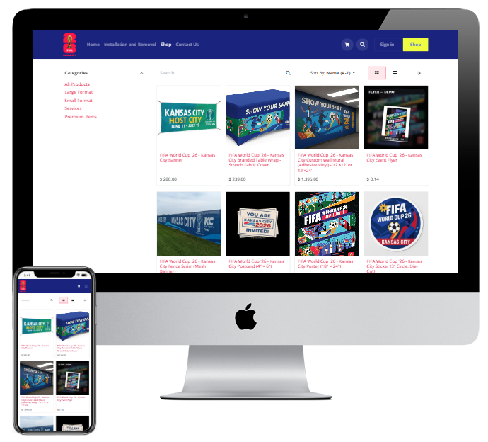 Kansas City FIFA 2026 Printed Products