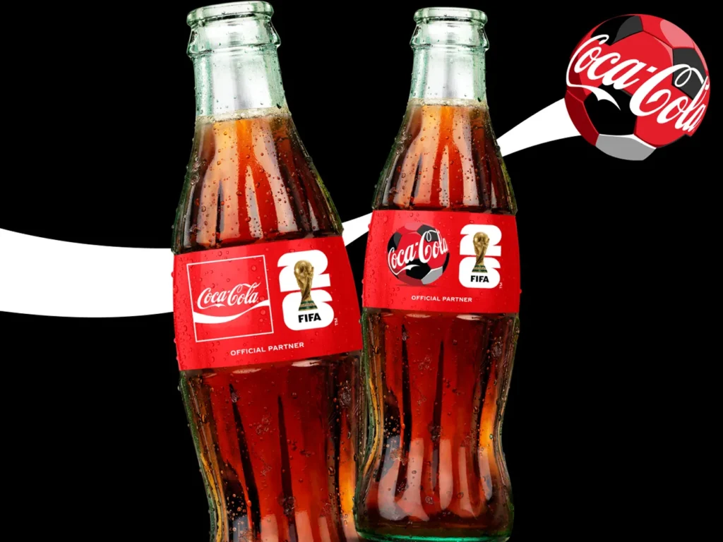 Coca-Cola FIFA collectable glass bottles